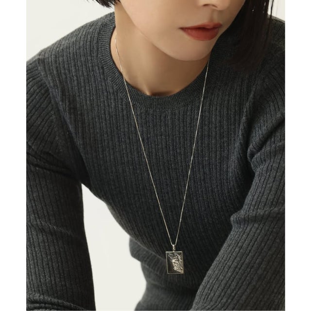 【SAMH by LILAS】デンドリティッククォーツ27.85ct ネックレス SV（シルバー）