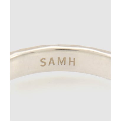 【SAMH by LILAS】Wトパーズrockテクスチャーリング SV （シルバー）｜詳細画像
