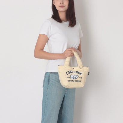 CV OG STRIPE PUFFING LUNCH TOTE （サックスブルー）｜詳細画像