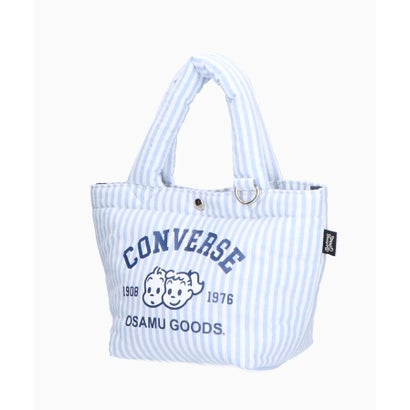 CV OG STRIPE PUFFING LUNCH TOTE （サックスブルー）｜詳細画像