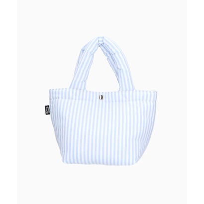 CV OG STRIPE PUFFING LUNCH TOTE （サックスブルー）｜詳細画像