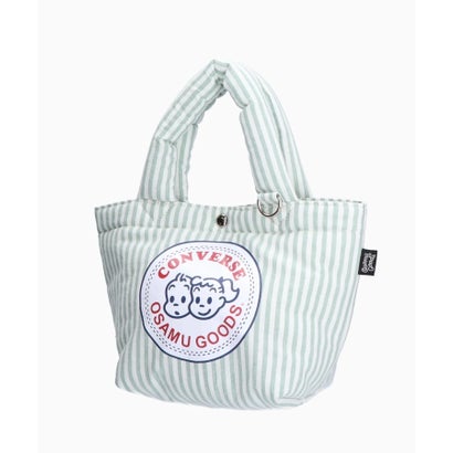 CV OG STRIPE PUFFING LUNCH TOTE （グリーン）｜詳細画像