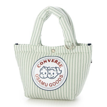 CV OG STRIPE PUFFING LUNCH TOTE （グリーン）｜詳細画像