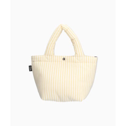 CV OG STRIPE PUFFING LUNCH TOTE （イエロー）｜詳細画像