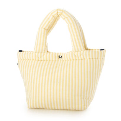 CV OG STRIPE PUFFING LUNCH TOTE （イエロー）｜詳細画像