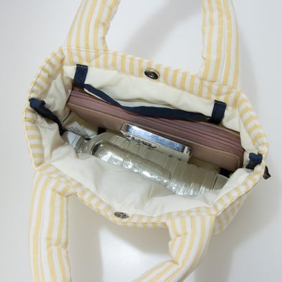 CV OG STRIPE PUFFING LUNCH TOTE （ピンク）｜詳細画像