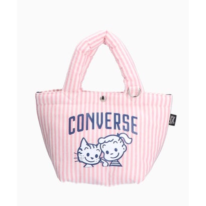 CV OG STRIPE PUFFING LUNCH TOTE （ピンク）｜詳細画像