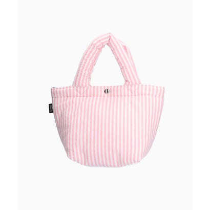 CV OG STRIPE PUFFING LUNCH TOTE （ピンク）｜詳細画像