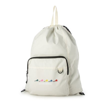 CV SNEAKERS PRINT NAPSACK （オフホワイト）｜詳細画像