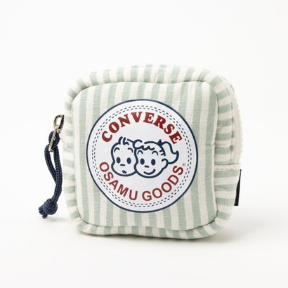 CV OG STRIPE PUFFING POUCH （グリーン）｜詳細画像