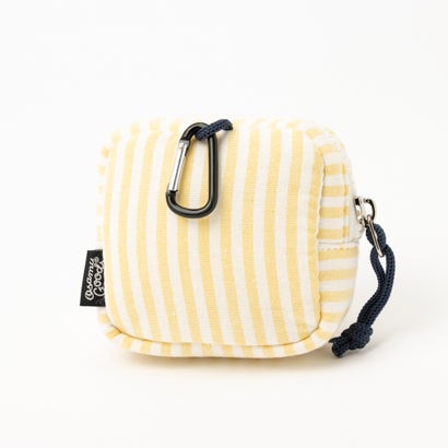 CV OG STRIPE PUFFING POUCH （イエロー）｜詳細画像