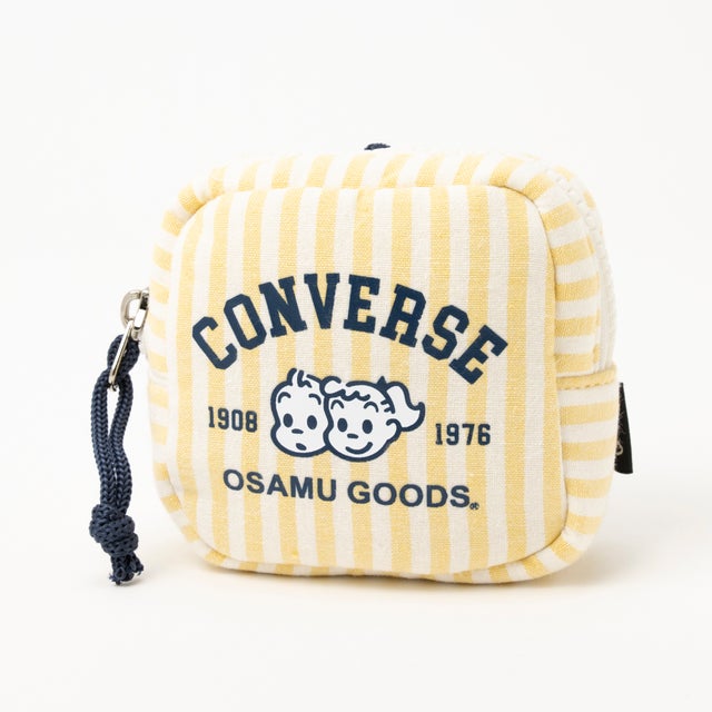 CV OG STRIPE PUFFING POUCH （イエロー）