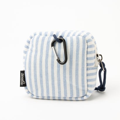 CV OG STRIPE PUFFING POUCH （サックスブルー）｜詳細画像