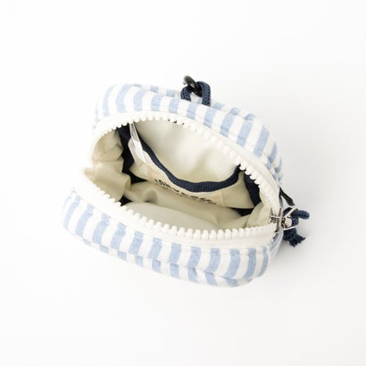 CV OG STRIPE PUFFING POUCH （サックスブルー）｜詳細画像