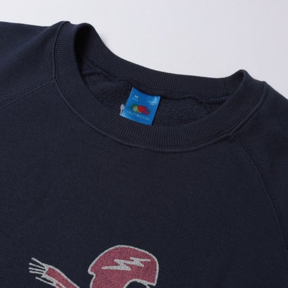 フルーツオブザルーム FRUIT OF THE LOOM FTL x PEANUTS 甘編み裏毛スウェット3 （インディゴ）｜詳細画像