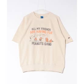 FTL x PEANUTS 甘編み裏毛スウェット1 （アイボリー）