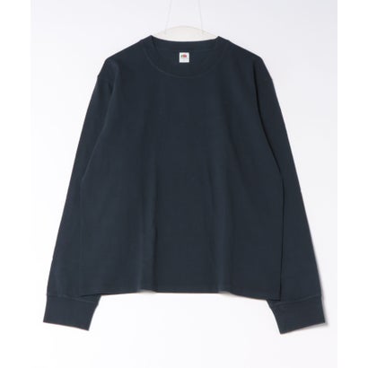 8.1ozヘリテージロングスリーブ Tシャツ （ネイビー）｜詳細画像