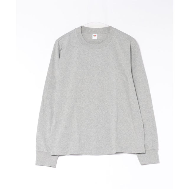 8.1ozヘリテージロングスリーブ Tシャツ （S・杢グレー）