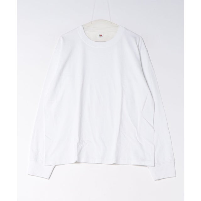 8.1ozヘリテージロングスリーブ Tシャツ （ホワイト）