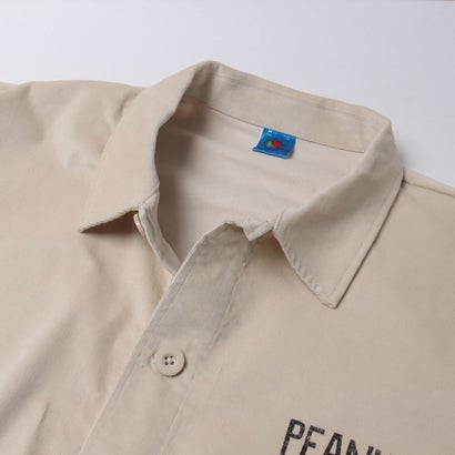 フルーツオブザルーム FRUIT OF THE LOOM FTL x PEANUTSコーデュロイブルゾン （チャコール）｜詳細画像