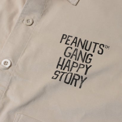 フルーツオブザルーム FRUIT OF THE LOOM FTL x PEANUTSコーデュロイブルゾン （ベージュ）｜詳細画像