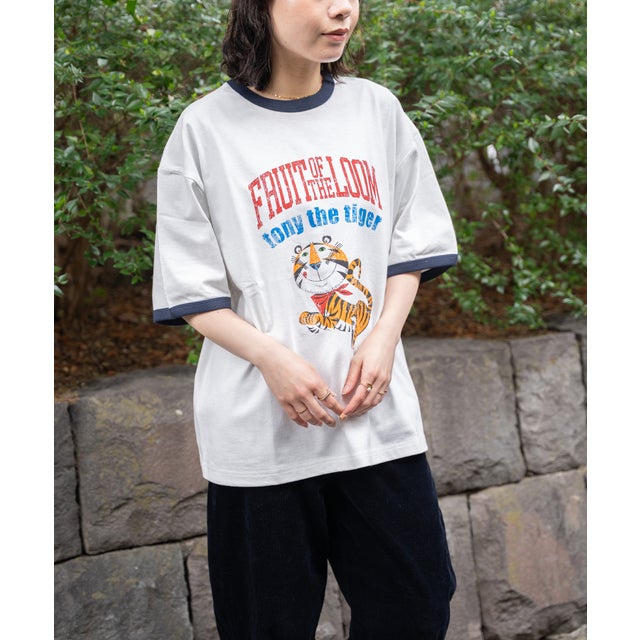 FTL x KELLOGGS RINGER T-SHIRT1 （ホワイト）