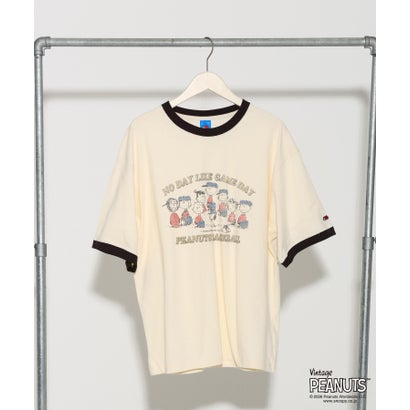 FTL x PEANUTS19/-スラブ天竺6 （アイボリー）｜詳細画像