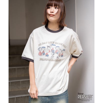 FTL x PEANUTS19/-スラブ天竺6 （アイボリー）｜詳細画像