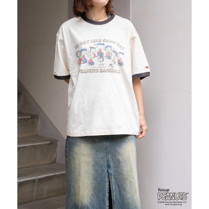 FTL x PEANUTS19/-スラブ天竺6 （アイボリー）｜詳細画像