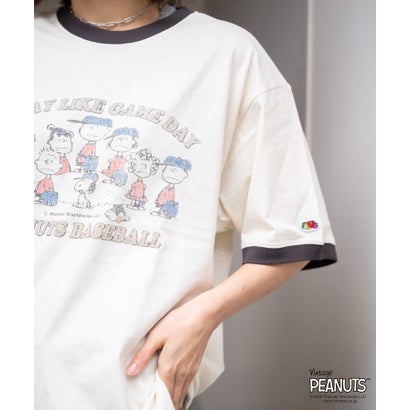 FTL x PEANUTS19/-スラブ天竺6 （アイボリー）｜詳細画像