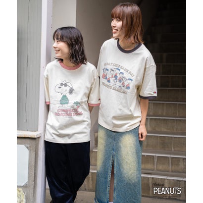 FTL x PEANUTS19/-スラブ天竺6 （アイボリー）｜詳細画像