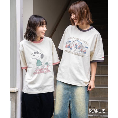 FTL x PEANUTS19/-スラブ天竺6 （アイボリー）｜詳細画像
