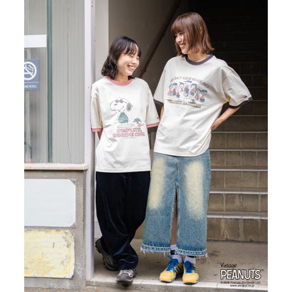 FTL x PEANUTS19/-スラブ天竺6 （アイボリー）｜詳細画像