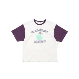 19/-スラブ天竺Tシャツ4 （ホワイト）
