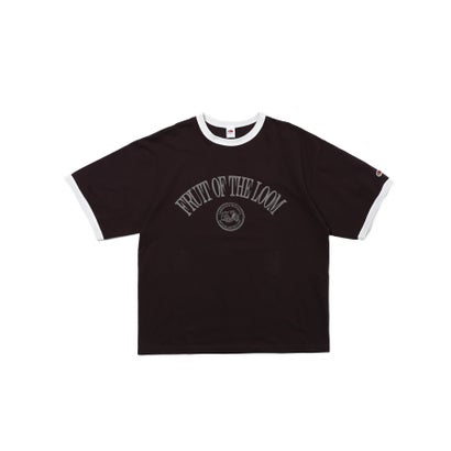 19/-スラブ天竺Tシャツ2 （チャコールグレー）｜詳細画像