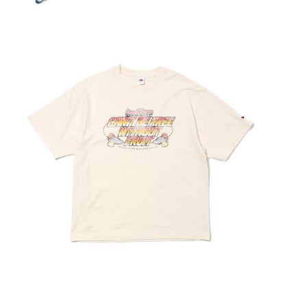 19/-スラブ天竺Tシャツ5 （アイボリー）｜詳細画像