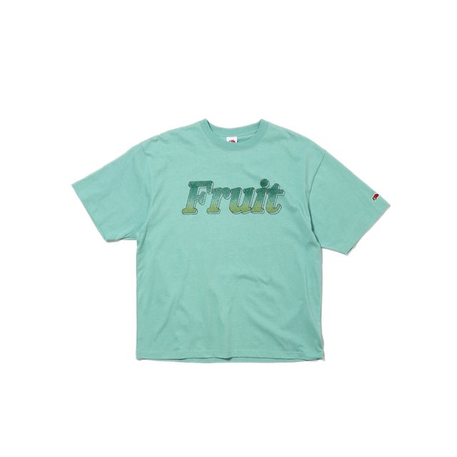 19/-スラブ天竺Tシャツ3 （サックスブルー）