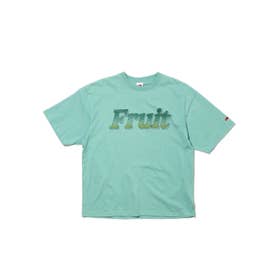 19/-スラブ天竺Tシャツ3 （サックスブルー）