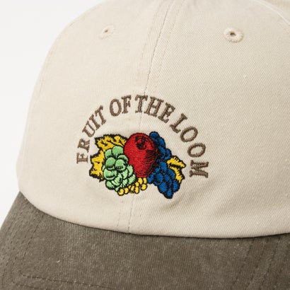 フルーツオブザルーム FRUIT OF THE LOOM FTL EX OLDLOGO PIGMENT CAP （オフホワイト）｜詳細画像
