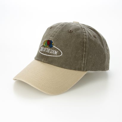 フルーツオブザルーム FRUIT OF THE LOOM FTL EX CIRCLE OLDLOGO PIGMENT CAP （ライトブラウン）｜詳細画像