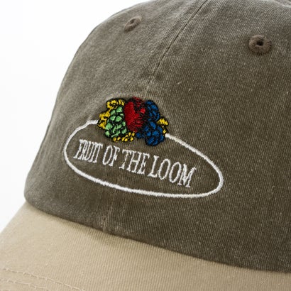 フルーツオブザルーム FRUIT OF THE LOOM FTL EX CIRCLE OLDLOGO PIGMENT CAP （ライトブラウン）｜詳細画像