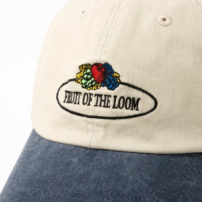 フルーツオブザルーム FRUIT OF THE LOOM FTL EX CIRCLE OLDLOGO PIGMENT CAP （アイボリー）｜詳細画像