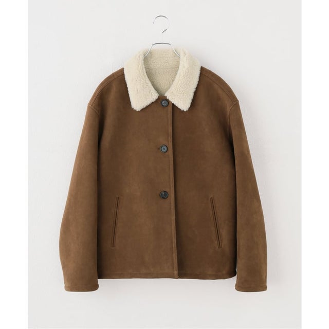 LOW CLASSIC Lc / ロウ クラシック エルシー 3-BUTTON FAKE SUEDE JK （キャメル）