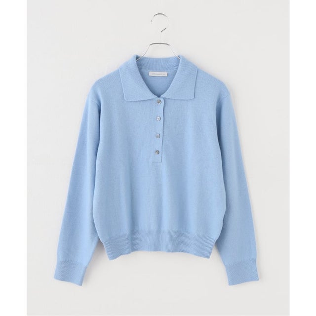 LOW CLASSIC Lc / ロウ クラシック エルシー MERINO WOOL OPEN COLL （ブルー A）