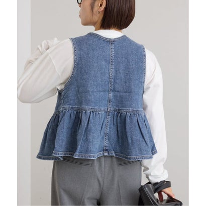 《追加》SOMETHING / サムシング PEPPLUM BUSTIER （ネイビー）｜詳細画像