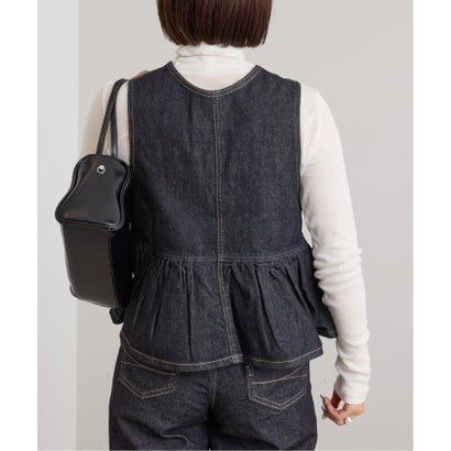《追加》SOMETHING / サムシング PEPPLUM BUSTIER （ネイビー）｜詳細画像
