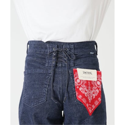 ユーバイスピックアンドスパン U by Spick&Span SOMETHING / サムシング indigo cords LACE UP WIDE （ブラウン）｜詳細画像