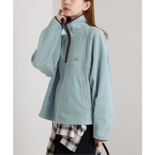《予約》DISCUS/ディスカス 別注フリースハーフジッププルオーバー （ブルー A）