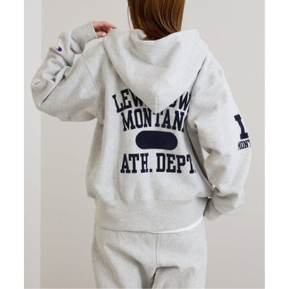 《予約》Champion/チャンピオン REVERSE WEAVE ZIP HOODED SWEATS （ブラック）｜詳細画像