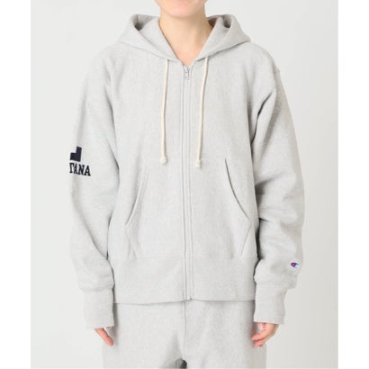 《予約》Champion/チャンピオン REVERSE WEAVE ZIP HOODED SWEATS （ブラック）｜詳細画像